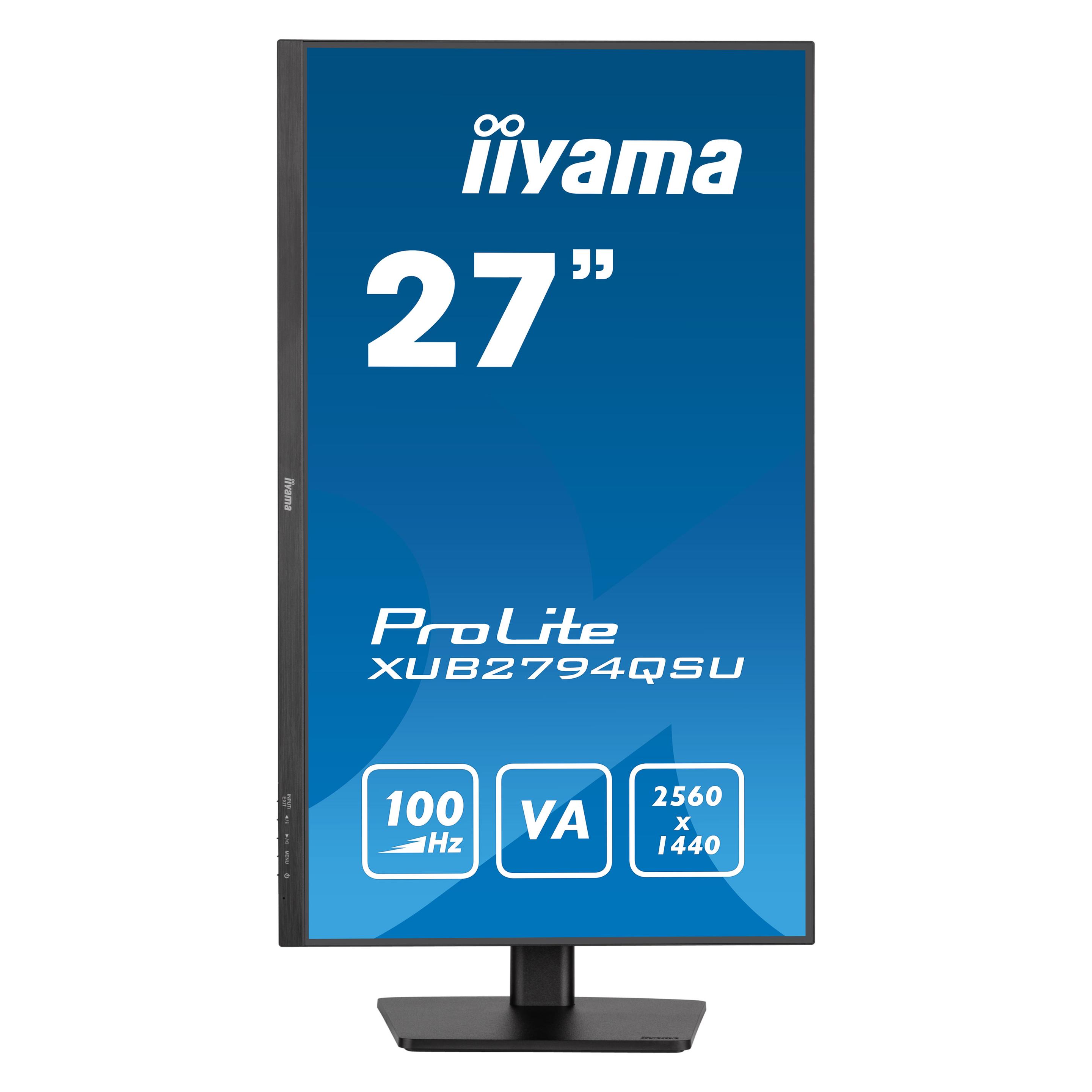 iiyama XUB2794QSU-B6 (2560 x 1440 Pixel, 27") (XUB2794QSU-B6)