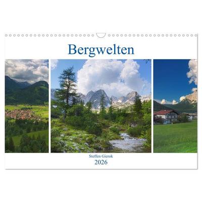 Bergwelten (Wandkalender 2026 DIN A3 quer), CALVENDO Monatskalender
