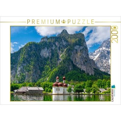 CALVENDO Puzzle St. Bartholomä, Schönau | 2000 Teile Lege-Größe 90x67cm Foto-Puzzle für glückliche Stunden