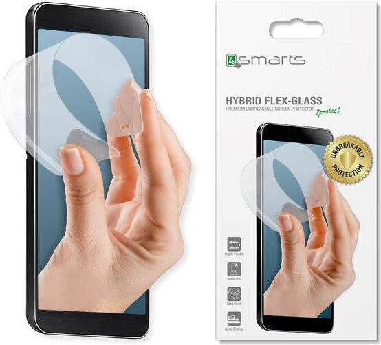 Huawei P10 Plus 4smarts Hybrid Flex-Glass Screen Protector / Skærmbeskyttelse