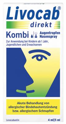 Johnson & Johnson GmbH (OTC) LIVOCAB direkt Kombi 4 ml Augentr.+5 ml Nasenspray (bisher LIVOCAB direkt Augentropfen 3ml) 1 P 00202471