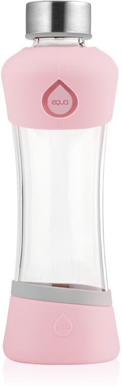Equa Active glass water bottle Berry 550 ml