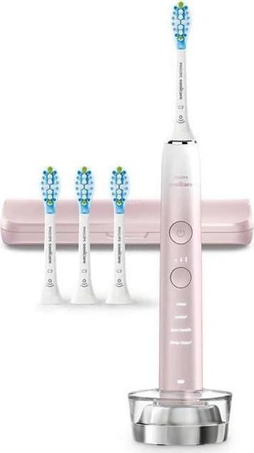 Sonicare DiamondClean 9000 Special Edition HX9911/79, Elektrische Zahnbürste rosa/weiß