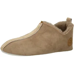 Hausschuh SHEPHERD "Shepherd Hausschuhe Leder", Damen, Gr. 36, grau, Leder, Schuhe Hausschuh