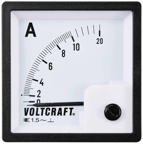 VOLTCRAFT AM-72X72/10A AM-72X72/10A Analog-Einbaumessgerät AM-72X72/10A 10A Dreheisen