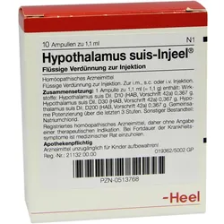 HYPOTHALAMUS suis Injeel Ampullen 10 St Ampullen