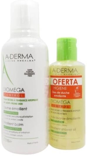 A Derma A-Derma Exomega Control Creme 400ml + Oferta A-Derma Exomega Óleo duche 200ml