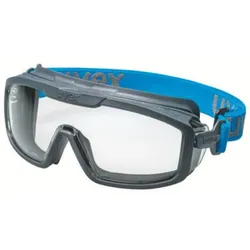 uvex Vollsichtbrille i-guard+ grau, blau, anthrazit anthrazit/blau - 9143377 - anthrazit/blau
