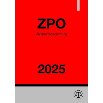Zivilprozessordnung - ZPO 2025, Taschenbuch von Ronny Studier, Epubli, 978-3-8187-3460-2