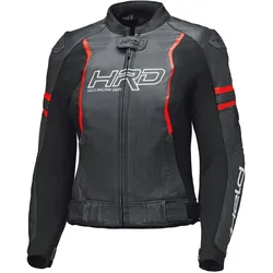 Held Street Rocket 4 Top Sport Damen Lederjacke - schwarz-neonrot - 36