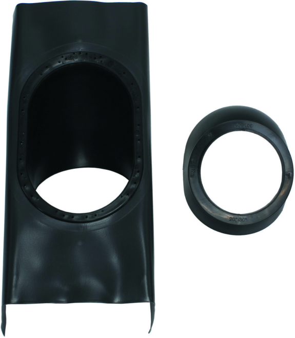 Vaillant Universalpfanne Schrägdach 0020064750 schwarz, 25-60 Grad, mit Bleischürze