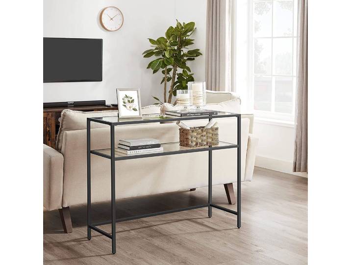 Console Poygan I 100 x 80 x 35cm Noir/Noir