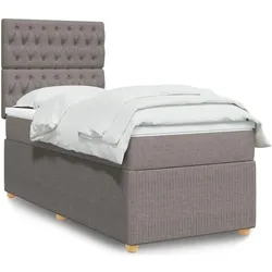 vidaXL, Boxspringbett, Mackenzie (Knopfheftung Design) (120 x 190 cm)