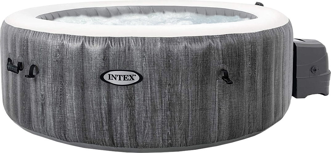 Intex Pure Spa Whirlpool - Bubble Greywood Deluxe 4 mit WIFI-Funktion