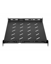 Intellinet 19"Fachboden variable Schienen 350mm tief schwarz 0,35 m Rack-Modul (714082)