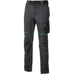Stretch Bundhose "WORLD" Future - XS (DE size: XXS) - asphalt grey/green