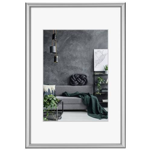 Hama 00063853 Aluminiumrahmen Detroit 60x80cm Rahmen Silber
