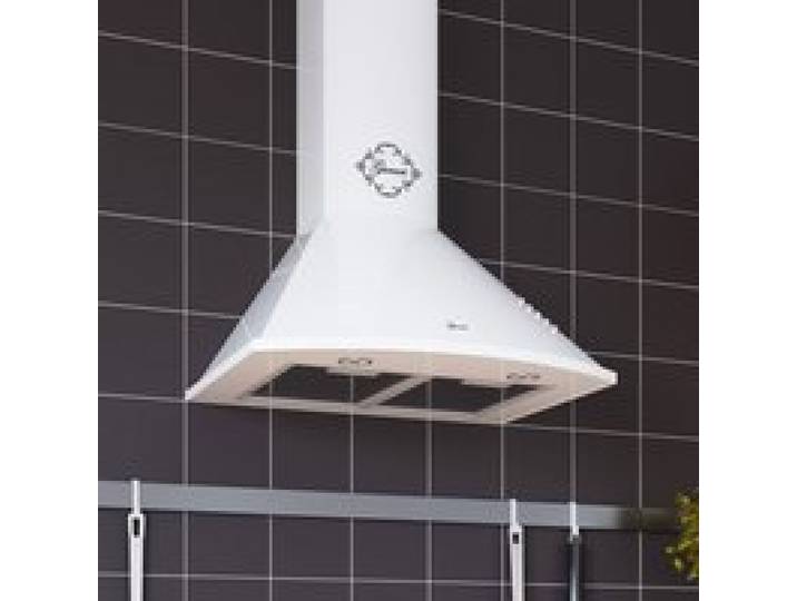 Hotte aspirante 60 cm Gurari Hotte murale GCH 046 WH 6 Blanche 1000m³/h Luxe fabricant Gurari Evacuation & Recyclage