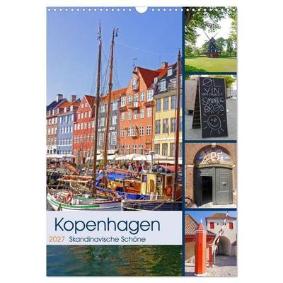 Kopenhagen. Skandinavische Schöne (Wandkalender 2027 DIN A3 hoch), CALVENDO Monatskalender