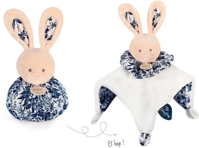 Doudou Lapin Boule 3 en 1 : Les petits futés - Doudou et Compagnie