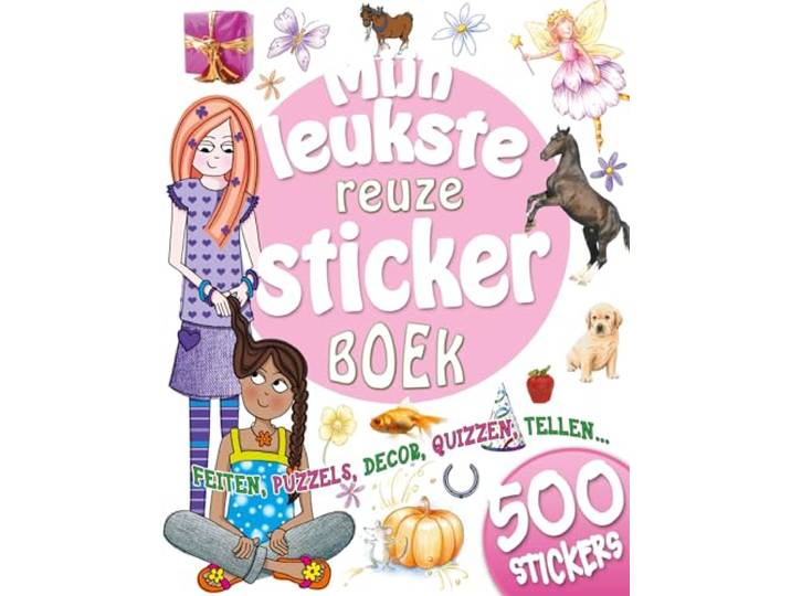 Mijn leukste reuzestickerboek - Reuzestickerboeken: Feiten, puzzels, decor, quizzen, tellen...