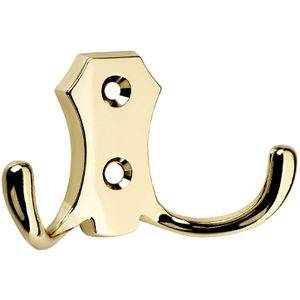 SO-TECH Garderobenhaken Lena, 114443, messingoptik / gold, Doppelhaken aus Metall