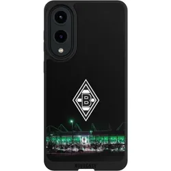 Nivocase Handyhülle für Samsung Galaxy S25 Edge Hülle NIVOpure Case Schwarz Borussia Mönchengladbach (Samsung Galaxy S25 Edge), Smartphone Hülle, Schwarz