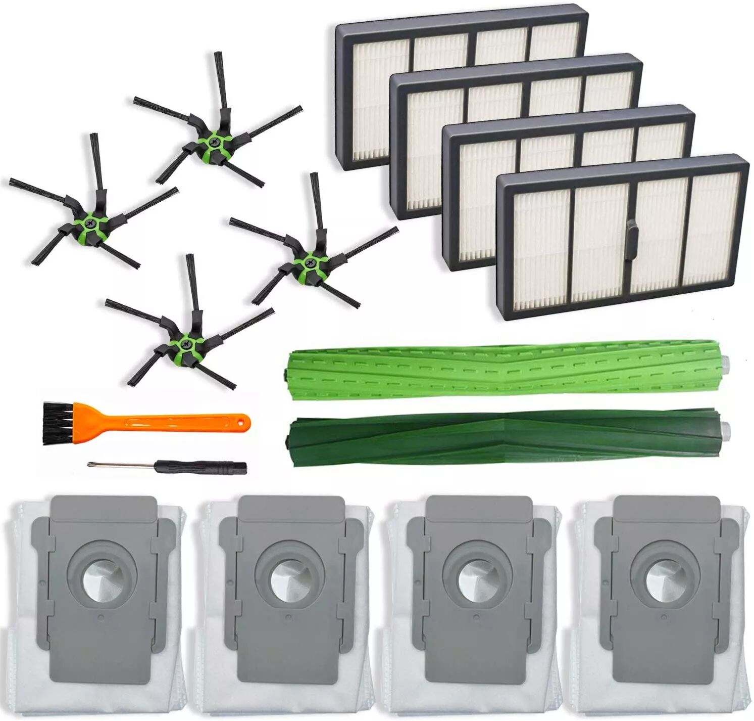 INF Ersatzteile für iRobot Roomba S9 / S9+ 16 Teile