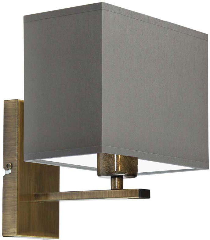 17 Stories Asavira Armed Sconce Grey/Antique Gold