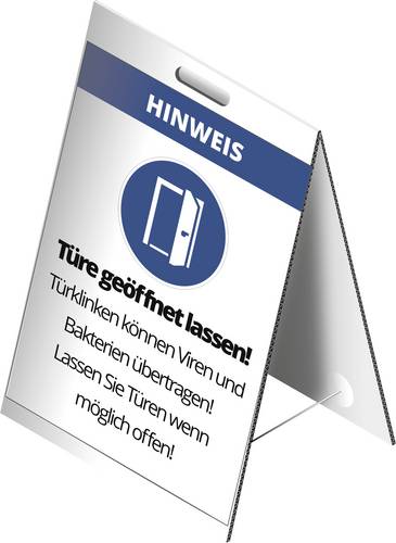 Cimco 182806 Warnaufsteller Türe geöffnet lassen! 1St.