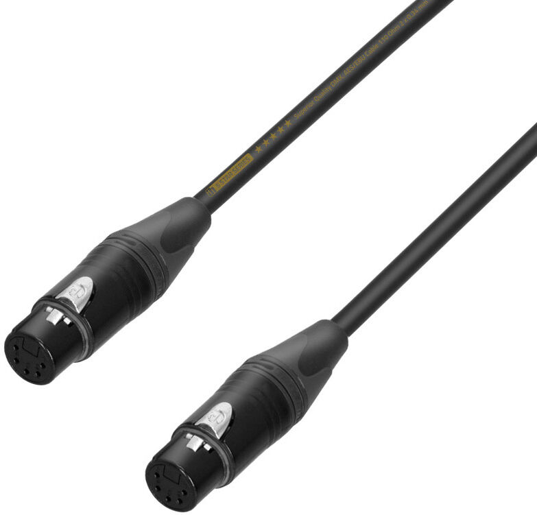 Adam Hall Cables 5 Star Dhh 0020 - Adapterkabel   Xlr 5-Pol Female X Xlr 5-Pol Female   0,2 M