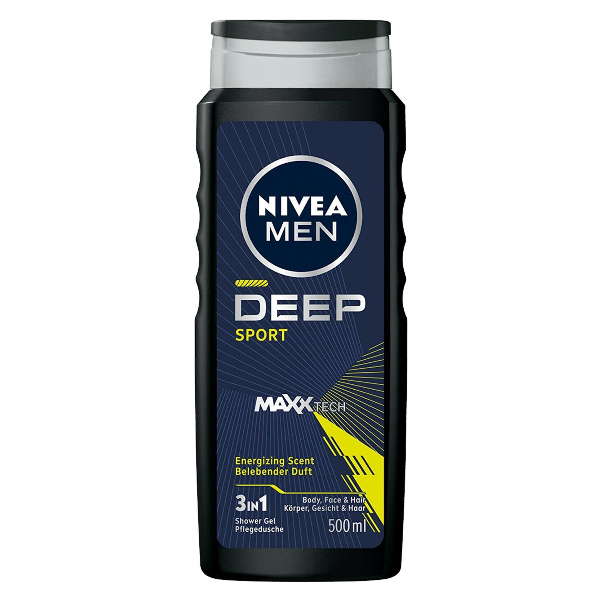 Nivea Men MEN DEEP SPORT Duschgel 500ml (500 ml) (9005800379401)