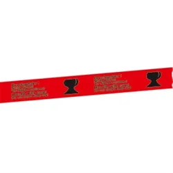 Aufkleber Packband Bruchgefahr! Nicht werfen!, Folie, 50 mm x 66 m