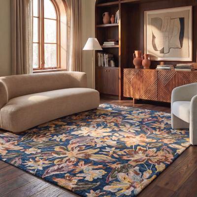 SAFAVIEH Handmade Blossom Chong French Country Floral Wool Rug