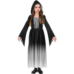 Widmann Kostüm Gothic Girl für Mädchen (140)
