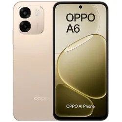 OPPO A6 (256 GB, Aurora Gold, Gold, 6.75", Dual SIM, 4G), Smartphone, Gold