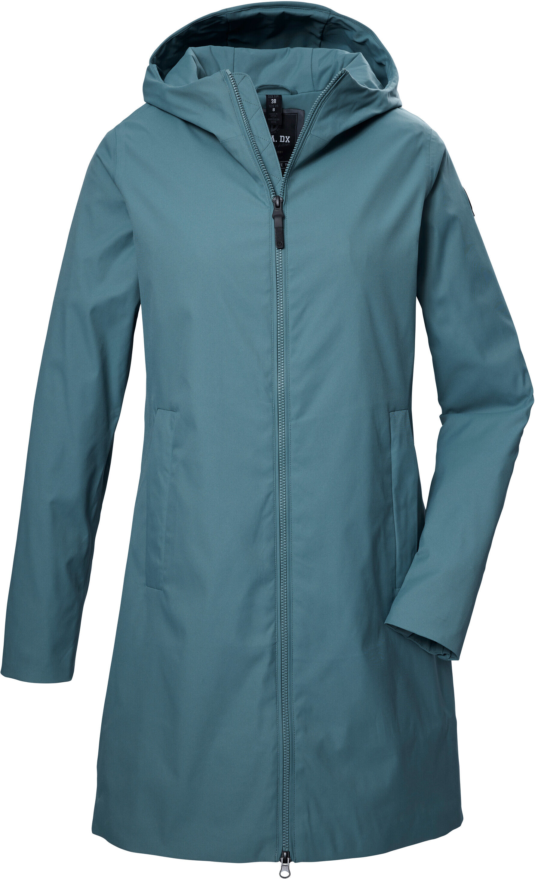 Parka "GS 57 WMN PRK", Damen, Gr. 36, grün (jade), Obermaterial: 100% Polyester.Futter: 100% Polyester, G.I.G.A. DX BY KILLTEC, Jacken Parka, Damenparka im urbanen Look, wind- und wasserdicht, atmungsaktiv jade 36