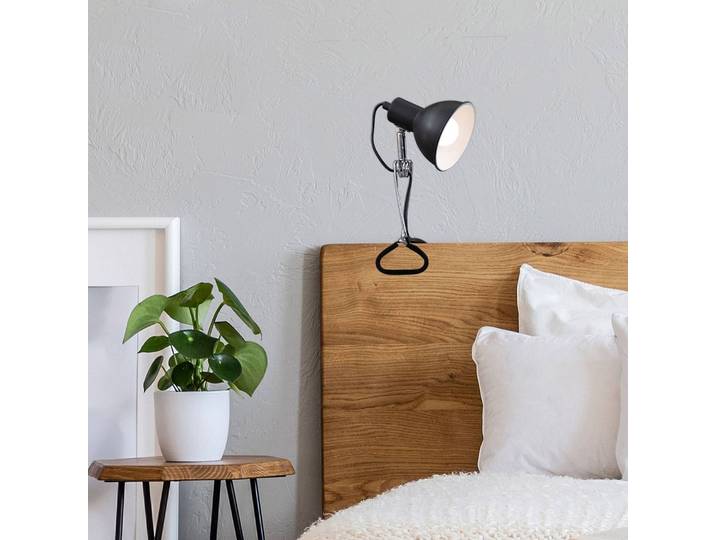 Briloner Klemmleuchte Fix, schwarz, für Wohn- / Esszimmer, Metall, Modern, Klemmleuchte