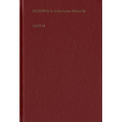 In defensionem praedicamentorum Aristotelis adversus Plotinum, Gebundene Ausgabe von Dexippus, Frommann-holzboog, 978-3-7728-1234-7