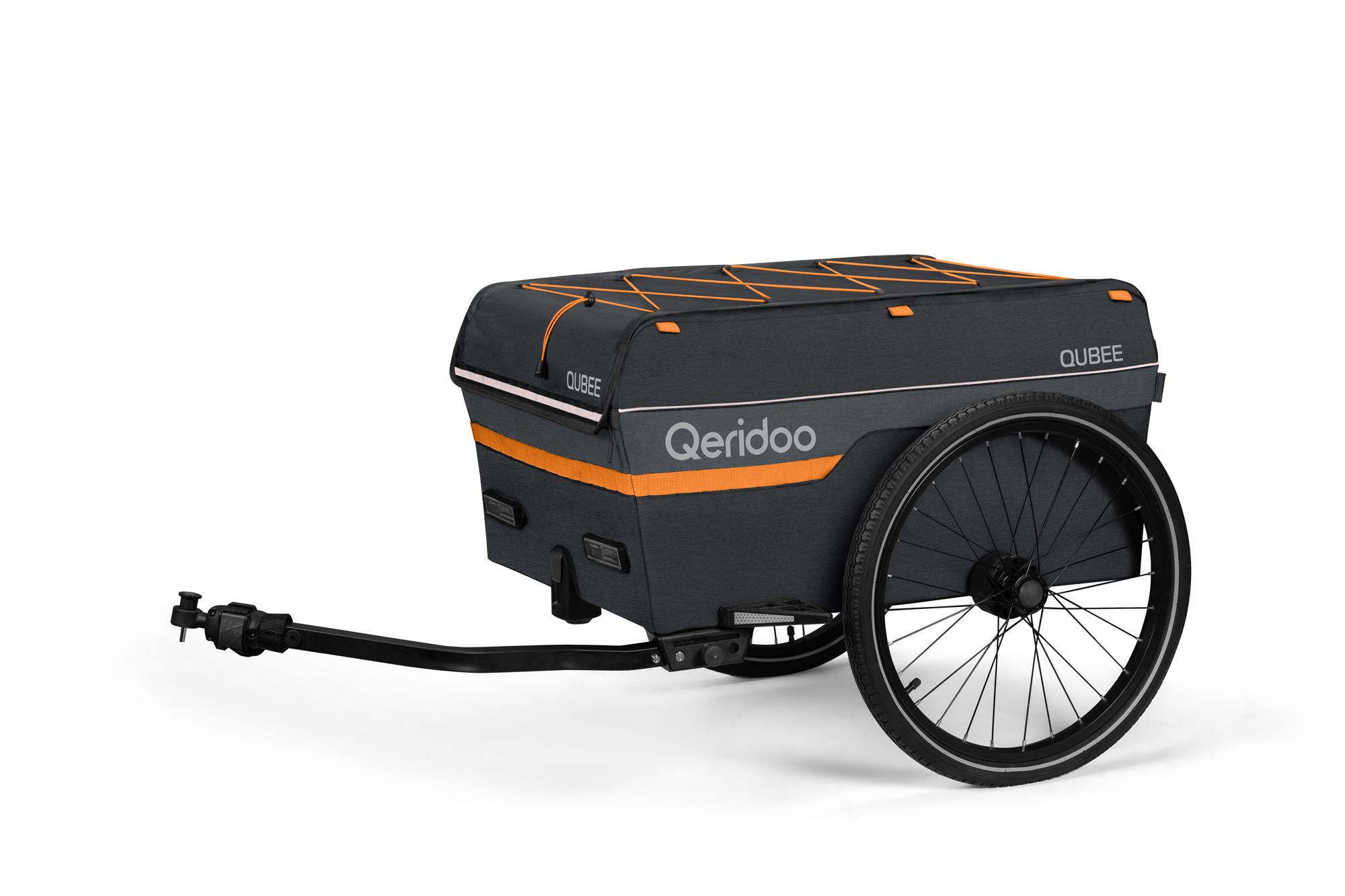 Qeridoo Qubee Cargo / Lastenanhänger, Farbe: Grey