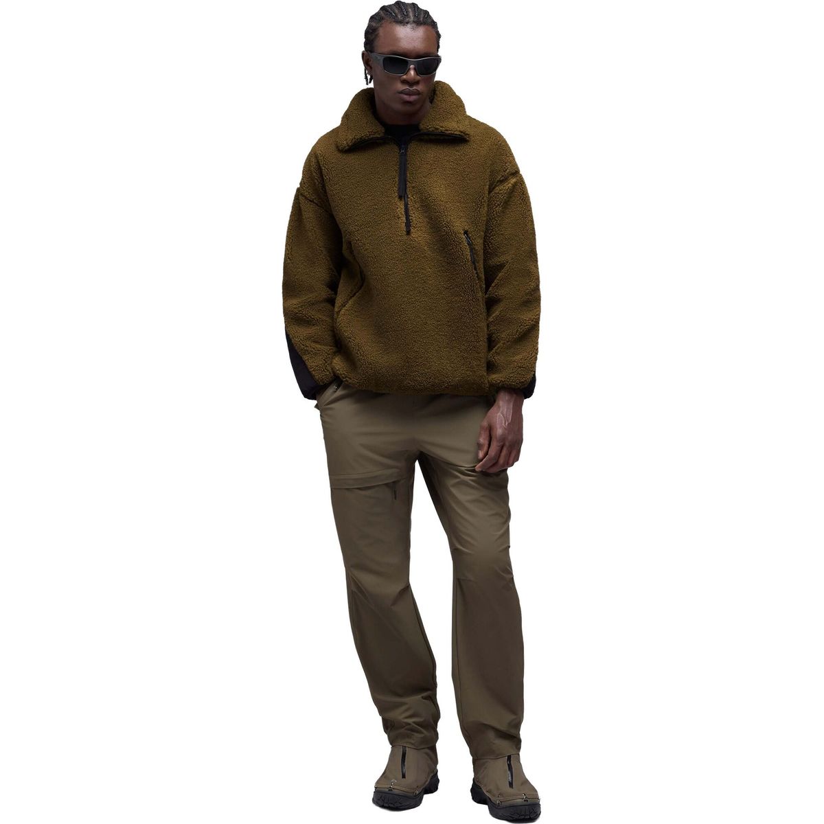 Oakley Snowdrift QTR Zip Sherpa army green (7CE) L FOA408670-7CE-L