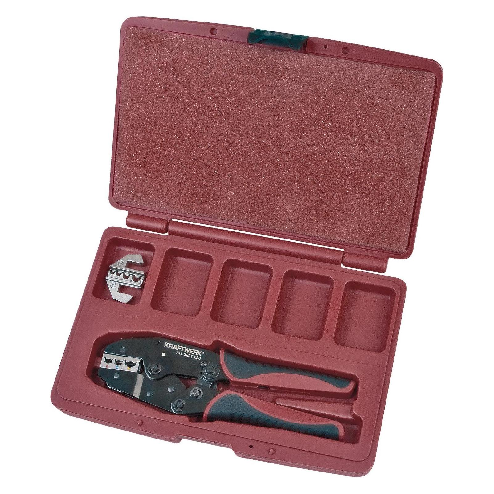 Kraftwerk Ratschen-Hebel-Crimpzangen-Koffer (280 mm) (3291)