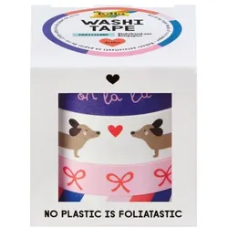 folia Washi-Tape »Parisienne« 4 Rollen