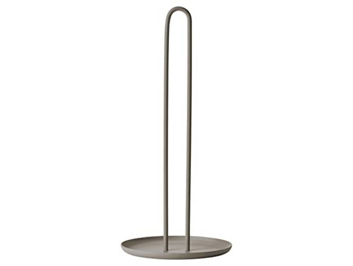 Zone Denmark Singles Porte-Rouleau de Cuisine Debout\, Porte-Papier de Cuisine en métal\, diam. 14\,5 cm\, Hauteur 32 cm\, Taupe