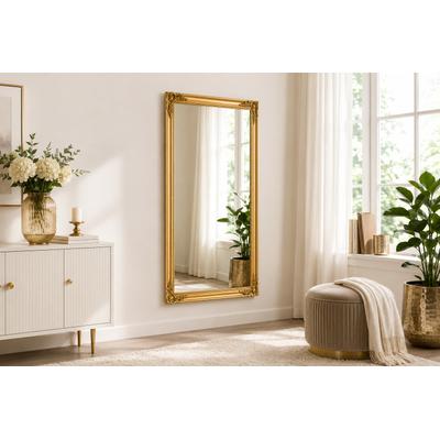 Spiegel OTTO HOME "King, in 3 Größen, auch als Ganzkörperspiegel", gold, B:70cm H:130cm T:6cm, Glas, Spiegel, Wandspiegel mit aufwendigen Verzierungen