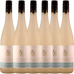 Württembergische WZG "Rebsortenlinie" Pinot Meunier Blanc de Noir Qualitätswein trocken 0,75L 6er Karton