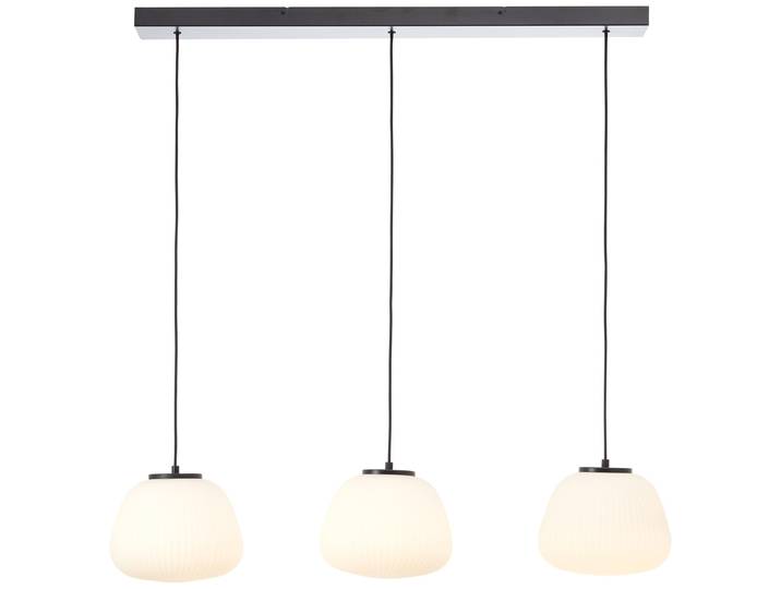 BRILLIANT\, suspension 3 lumières\, modèle Kaizen\, couleur noire\, indice de protection IP20\, culot E27\, variateur intégré\, compatible avec les ampoules standard