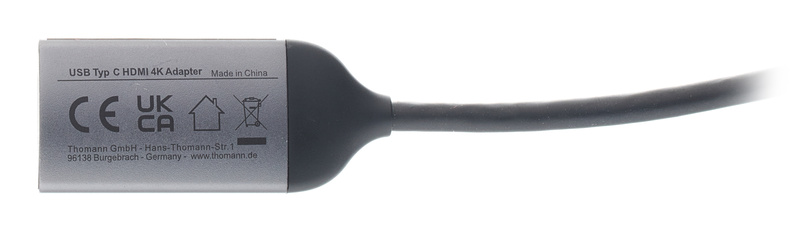 Thomann USB Typ C HDMI 4K adapter