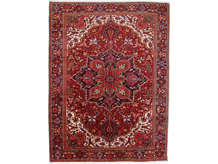 Heriz Alt Teppich 295x391 Handgeknüpft Orientteppich Perserteppich