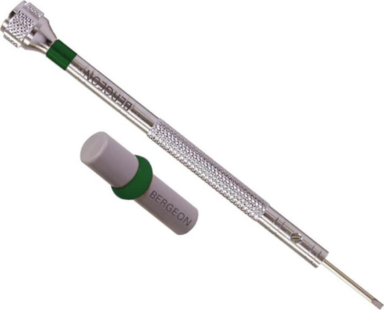 Bergeon 30080-J Horlogemakers Schroevendraaier met Reservebladen 2.00mm